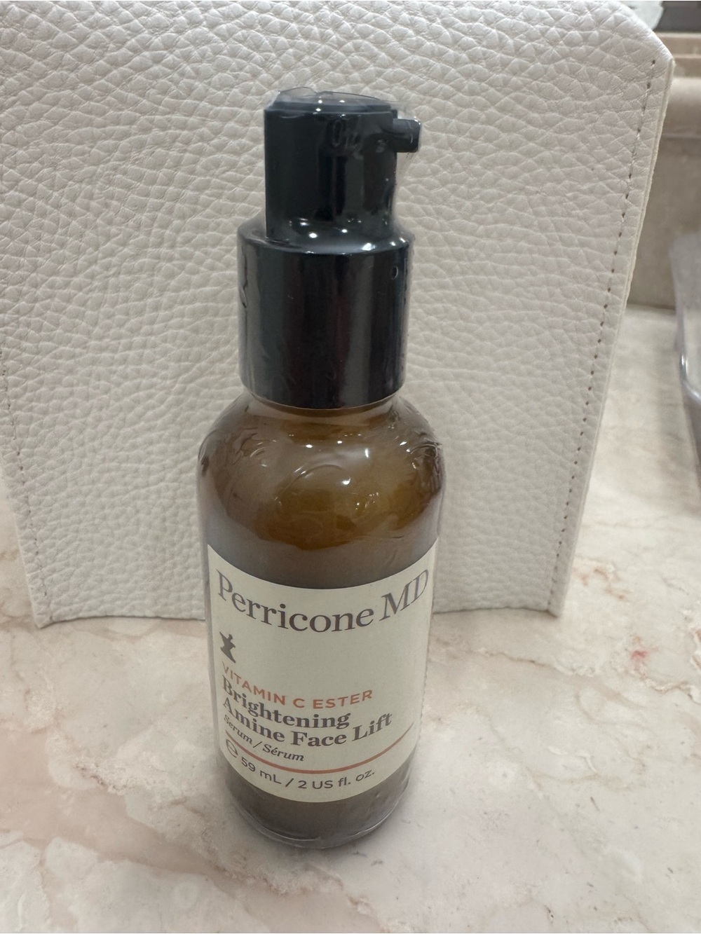 Perricone MD Brown Bottle with Black Pump Brightening Serum